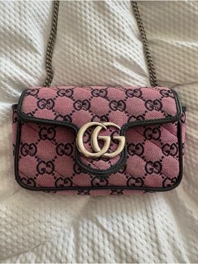 Gucci Pink Marmont Mini Crossbody
